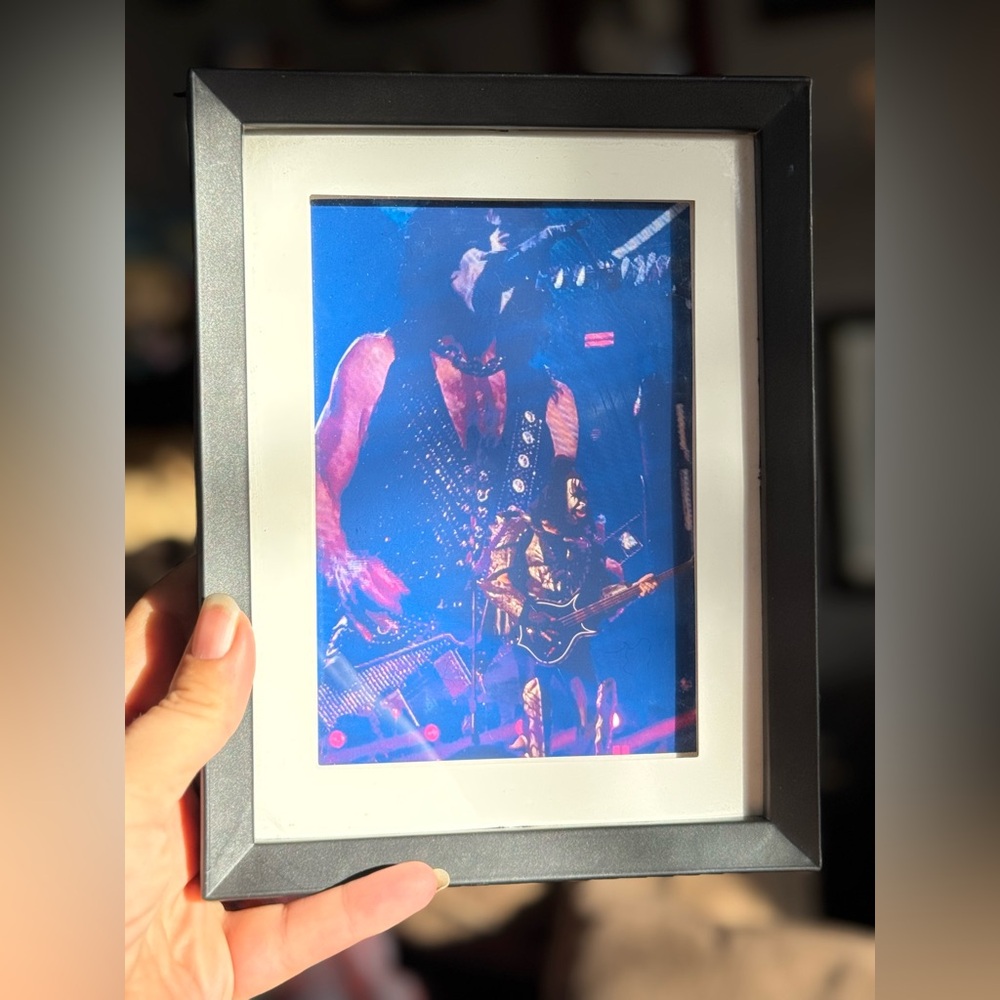 KISS Live Concert Framed Picture